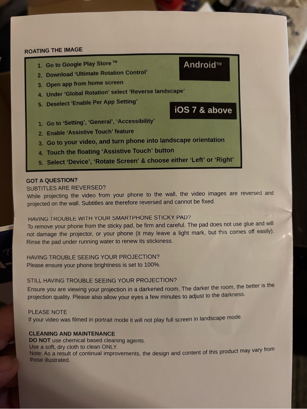 Brown Portable Projector In-A-Box - Picture 3 of 3